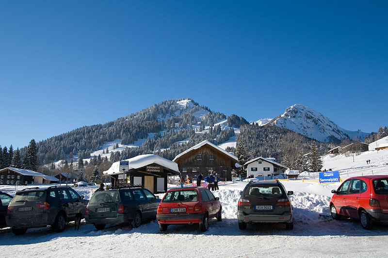 Parkplatz am Spieserlift