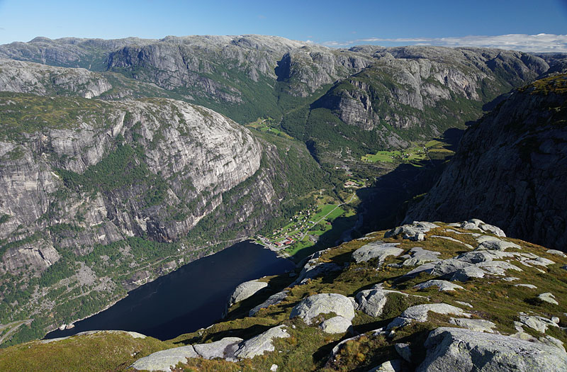 Lysebotn am Lysefjord