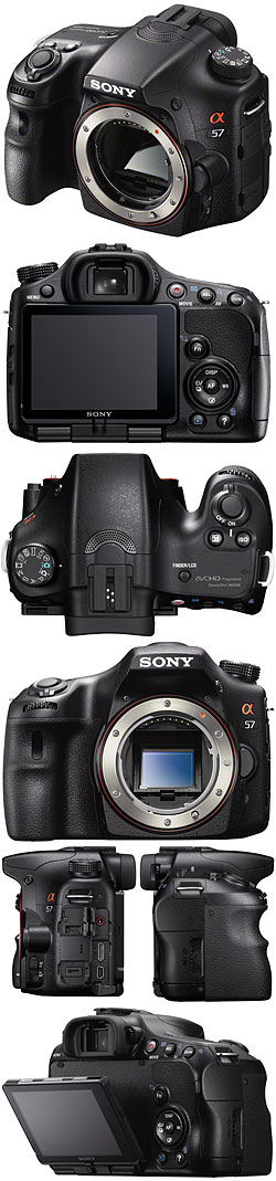 Camera tech data for Sony Alpha SLT-A57