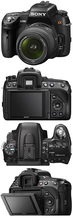Camera tech data for Sony Alpha DSLR-A580