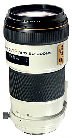 Lens tech data for Minolta AF 80-200/2.8 HS-APO G