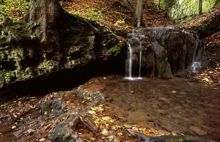 Autumn waterfall