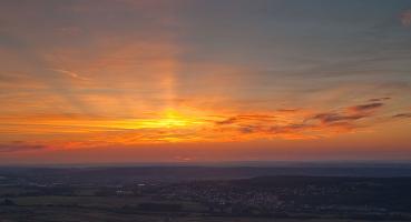 Sunset over Franconia