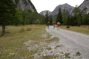 The on way to the Stallenalm